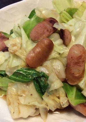 ウインナーとキャベツ炒め-レシピのメイン写真