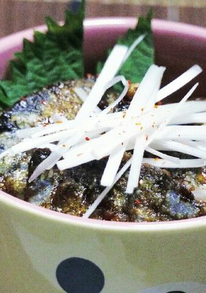 冷めても美味しいよ！さんまの旨辛丼-レシピのメイン写真