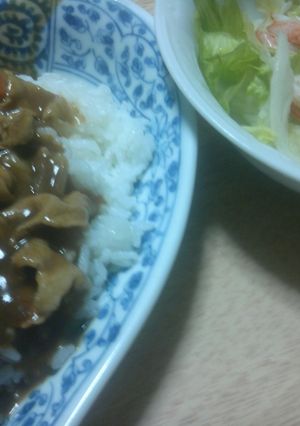 節約カレーライス？(覚え書き)-レシピのメイン写真