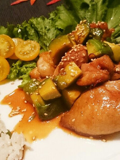 ☆鶏モモ肉とアボカドの照り焼き☆-レシピのメイン写真