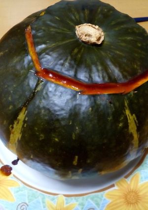 丸ごとかぼちゃのオーブン焼き-レシピのメイン写真