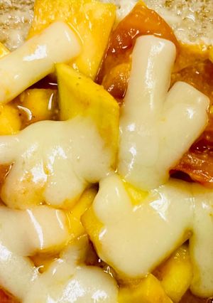ズッキーニ🥒＆トマト🍅チーズオープンパン-レシピのメイン写真