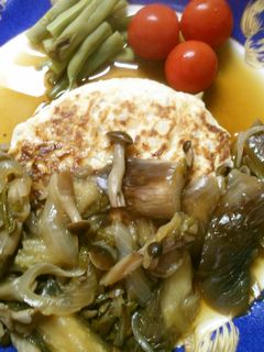 ナスときのこの 具沢山 豆腐ハンバーグ!-レシピのメイン写真
