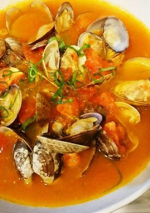 アサリとトマトのイタリアン風酒蒸し-レシピのメイン写真