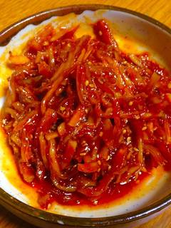 韓国の友人直伝♡スルメキムチ！♡ by eririntt 【クックパッド