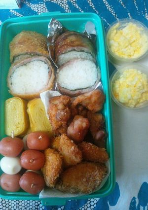 秋の行楽弁当♪-レシピのメイン写真
