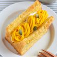 かぼちゃのモンブランシフォンケーキ