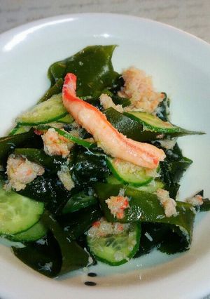 すし酢＋酢醤油♥カニ缶で酢の物-レシピのメイン写真