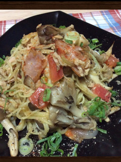 ツナときのこのパスタ♪-レシピのメイン写真