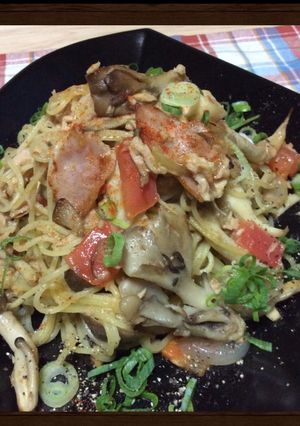 ツナときのこのパスタ♪-レシピのメイン写真