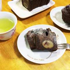 รูปของ 栗とココアのパウンドケーキ