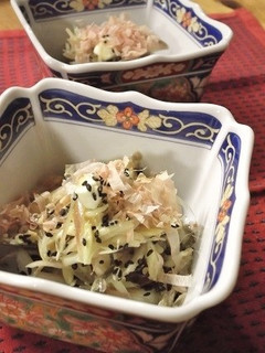 ミョウガとクリチのガーリック醤油和え-レシピのメイン写真