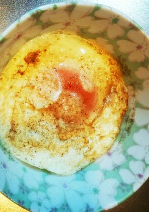 レンジでお手軽！目玉焼き-レシピのメイン写真