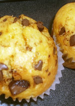 お豆腐チョコ入りマフィン☆-レシピのメイン写真
