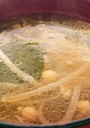 エコ☆肉の茹で汁からの☆中華スープ-レシピのメイン写真