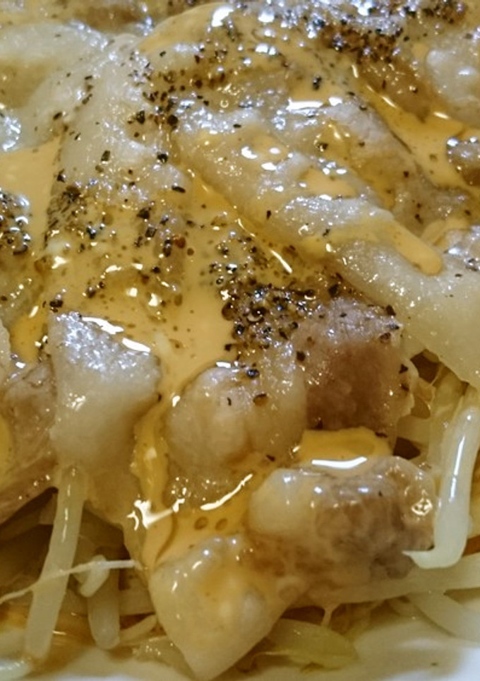 簡単♪豚バラ肉ともやしの旨マヨソース-レシピのメイン写真