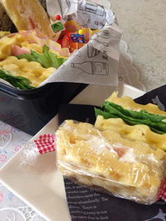 レンジで簡単♪ワッフルサンド♡-レシピのメイン写真