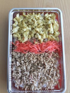 男の!!つゆだく鶏そぼろ弁当-レシピのメイン写真