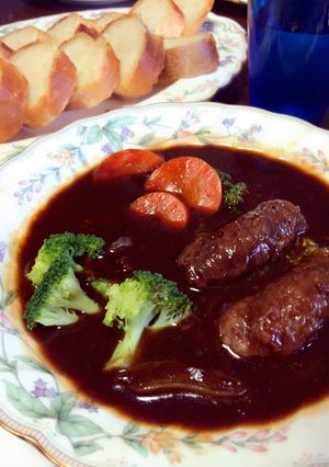 薄切り肉巻きビーフシチュー-レシピのメイン写真
