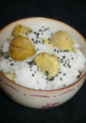 茹で栗と炊飯器で超簡単な栗ご飯-レシピのメイン写真