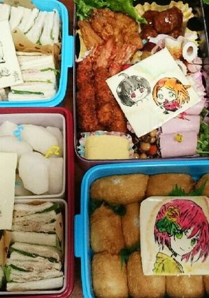 キャラ弁☆赤髪の白雪姫☆ワールドトリガー-レシピのメイン写真