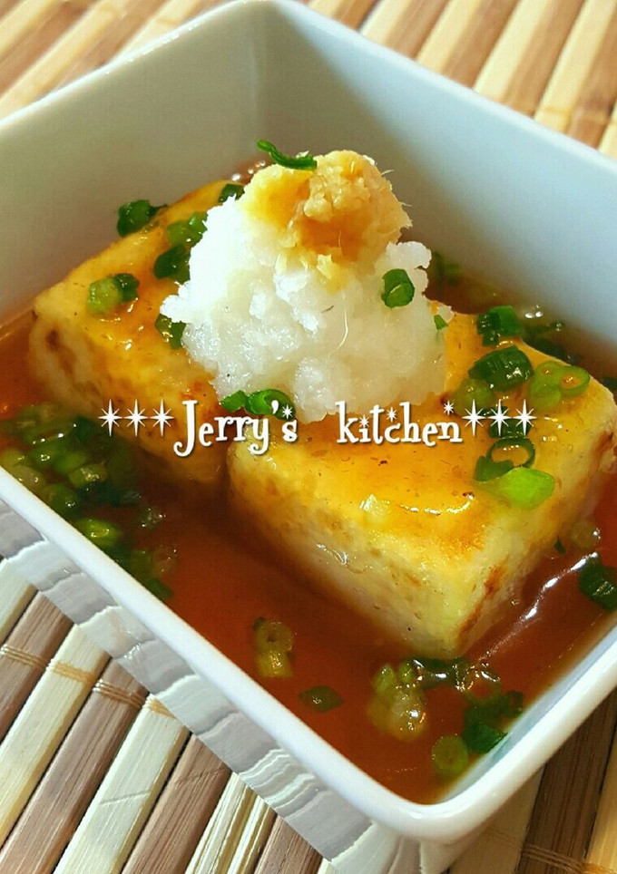 簡単♪揚げないヘルシー揚げ出し豆腐♡-レシピのメイン写真