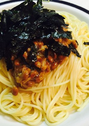 納豆パスタ-レシピのメイン写真