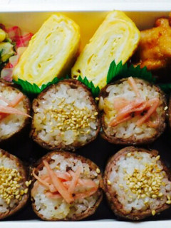 肉巻きご飯のお弁当-レシピのメイン写真