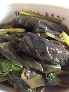 ナスと小松菜の煮浸し-レシピのメイン写真
