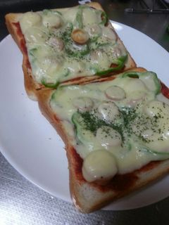 簡単なのにしっかり味!ピザトースト-レシピのメイン写真