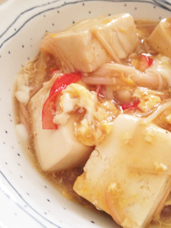 天津飯風*豆腐とえのきのポン酢あん-レシピのメイン写真