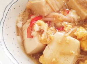 天津飯風＊豆腐とえのきのポン酢あん-レシピのメイン写真