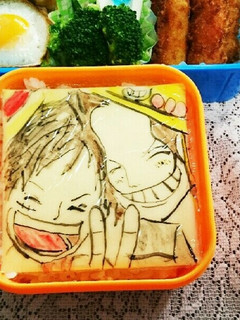 キャラ弁☆ワンピース☆エース&ルフィ-レシピのメイン写真