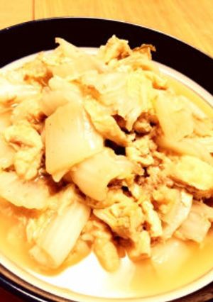 白菜とツナと油揚げの煮物-レシピのメイン写真