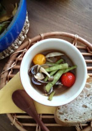 彼でも作れる♪野菜いっぱいスープ-レシピのメイン写真