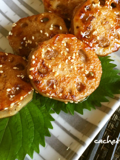 お弁当に♪蓮根のはさみ焼き-レシピのメイン写真