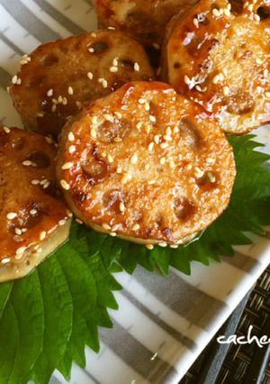 お弁当に♪蓮根のはさみ焼き-レシピのメイン写真