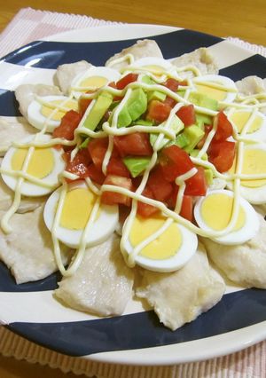 しっとり柔らか♪鶏ムネ肉のサラダ-レシピのメイン写真
