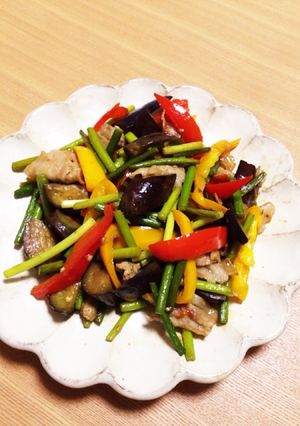 にんにくの芽と豚肉の本格炒め-レシピのメイン写真