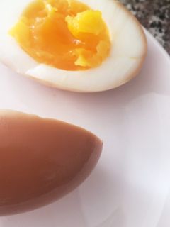 半熟ゆで卵のめんつゆ漬け-レシピのメイン写真