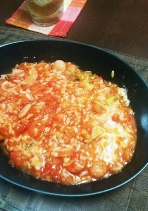 簡単！トマトチーズリゾット-レシピのメイン写真