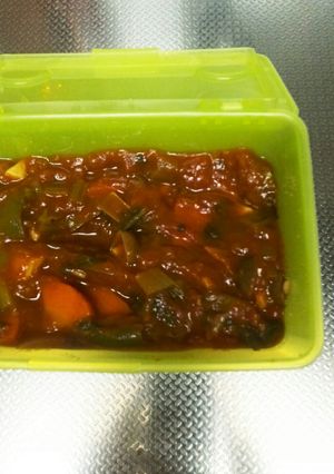 作りおきリメイク用☆野菜のトマト煮-レシピのメイン写真