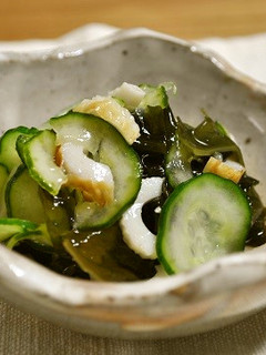 きゅうりとわかめとちくわの酢の物-レシピのメイン写真