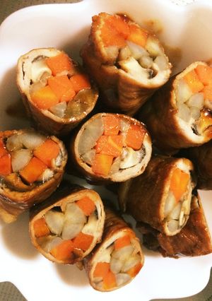 豚肉の甘辛ごぼう巻き-レシピのメイン写真