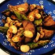 サラダビューティと野菜のオリーブ炒め