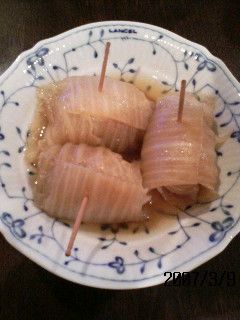ロール白菜 和風味-レシピのメイン写真