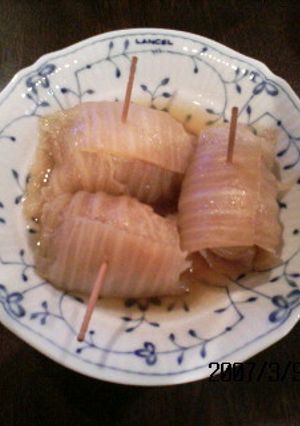 ロール白菜 和風味-レシピのメイン写真