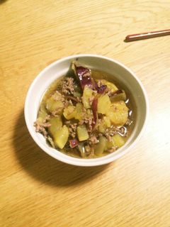 さつまいものそぼろ煮★合挽肉★圧力鍋-レシピのメイン写真