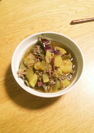さつまいものそぼろ煮★合挽肉★圧力鍋-レシピのメイン写真
