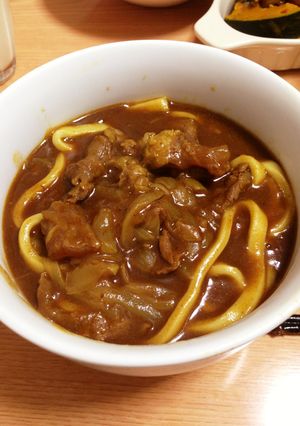 激ウマ！牛すじカレーうどん♡-レシピのメイン写真